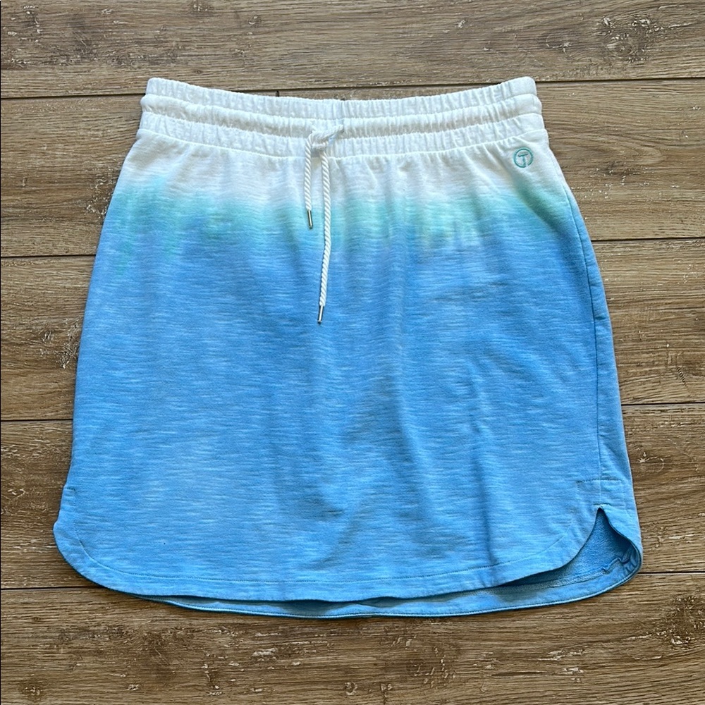 Talbots Blue, Green, and White Women's Cotton Skirt Size XS